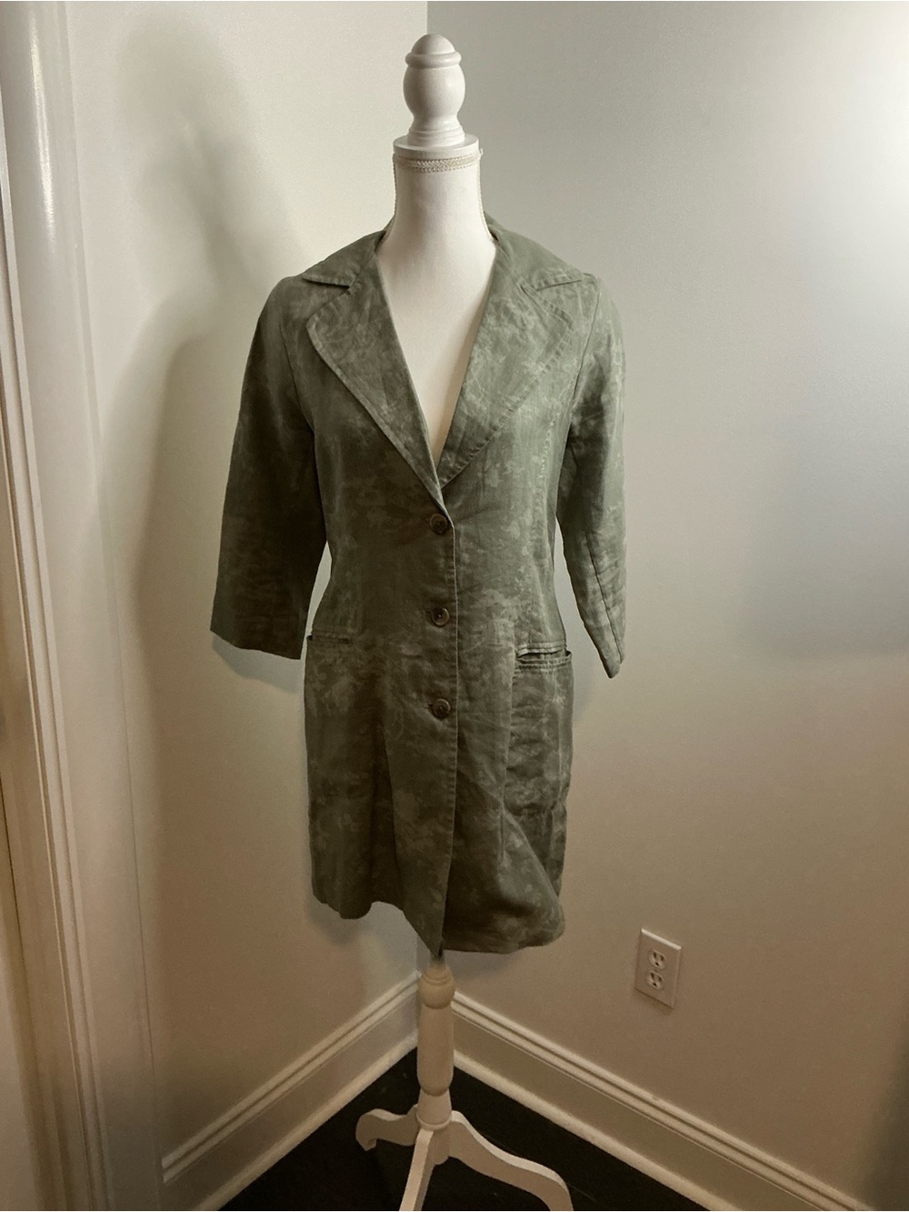 Peruvian Connection Men's Light Gray Shirt Jacket